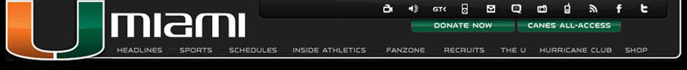 Official Site of the Miami Hurricanes