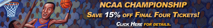 Save up to 15% off Tournament Tickets! Click here for details!
