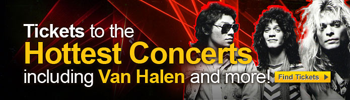 Click here for Van Halen tickets.