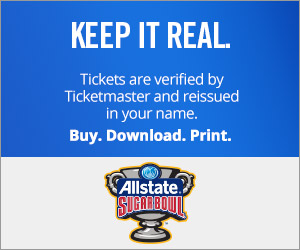 Sugar Bowl Tickets Verified by Ticketmaster
