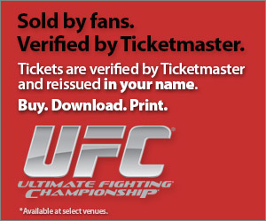 UFC Tickets Verified by Ticketmaster